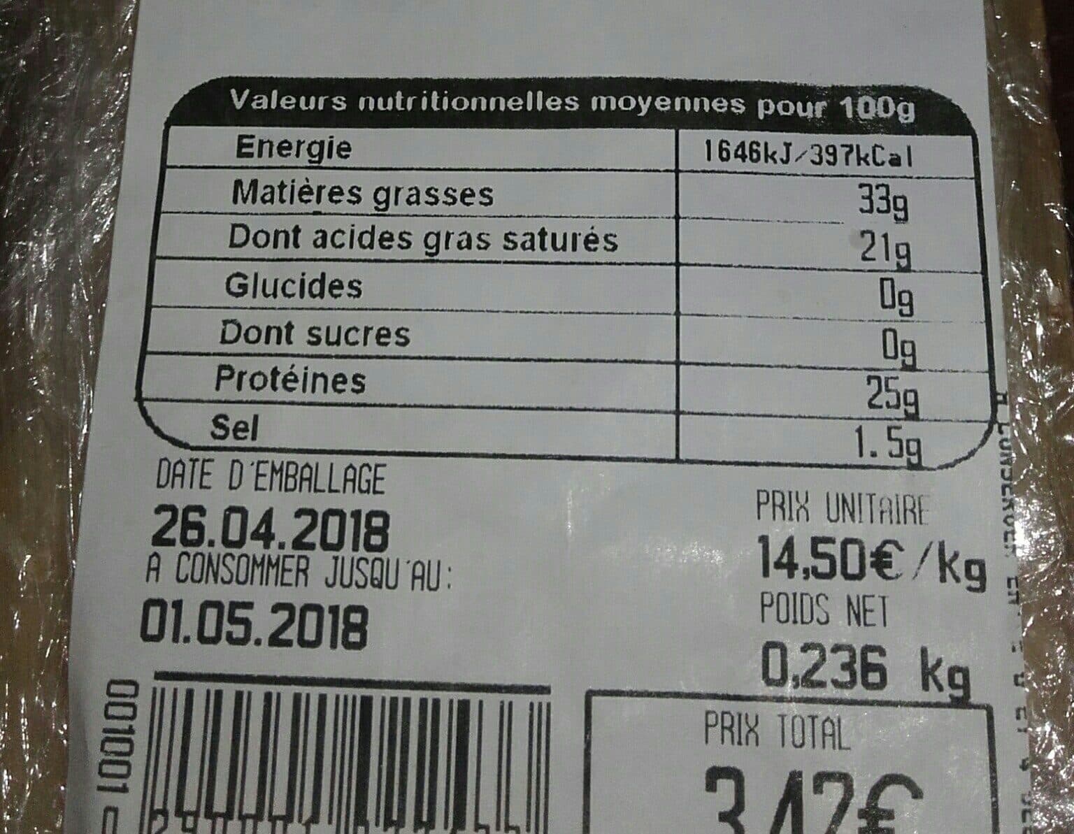 Open Food Facts Abondance packshot