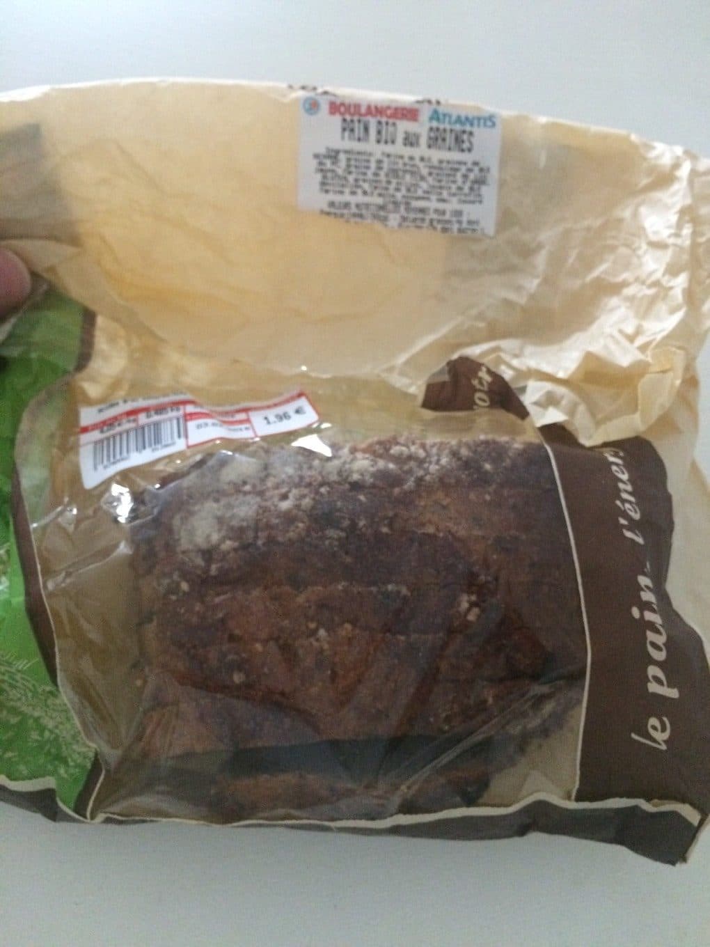 Boulangerie Leclerc Atlantis Pain Bio aux Graines packshot
