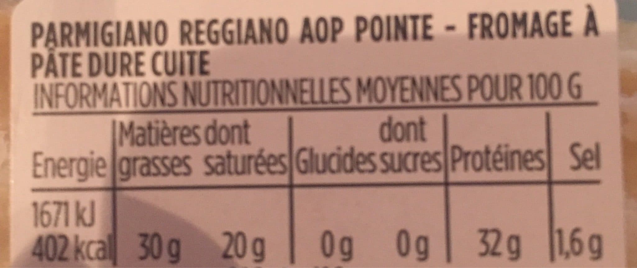 Monoprix Gourmet Parmigiano Reggiano packshot