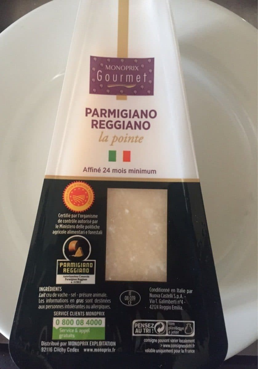 Open Food Facts Parmigiano reggiano la pointe packshot