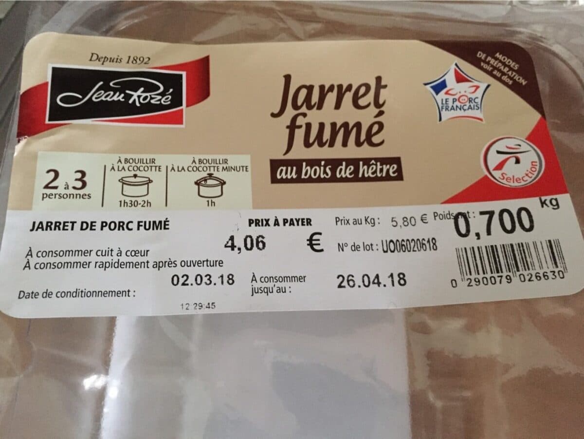 Jean Rozé Jarret fumé packshot