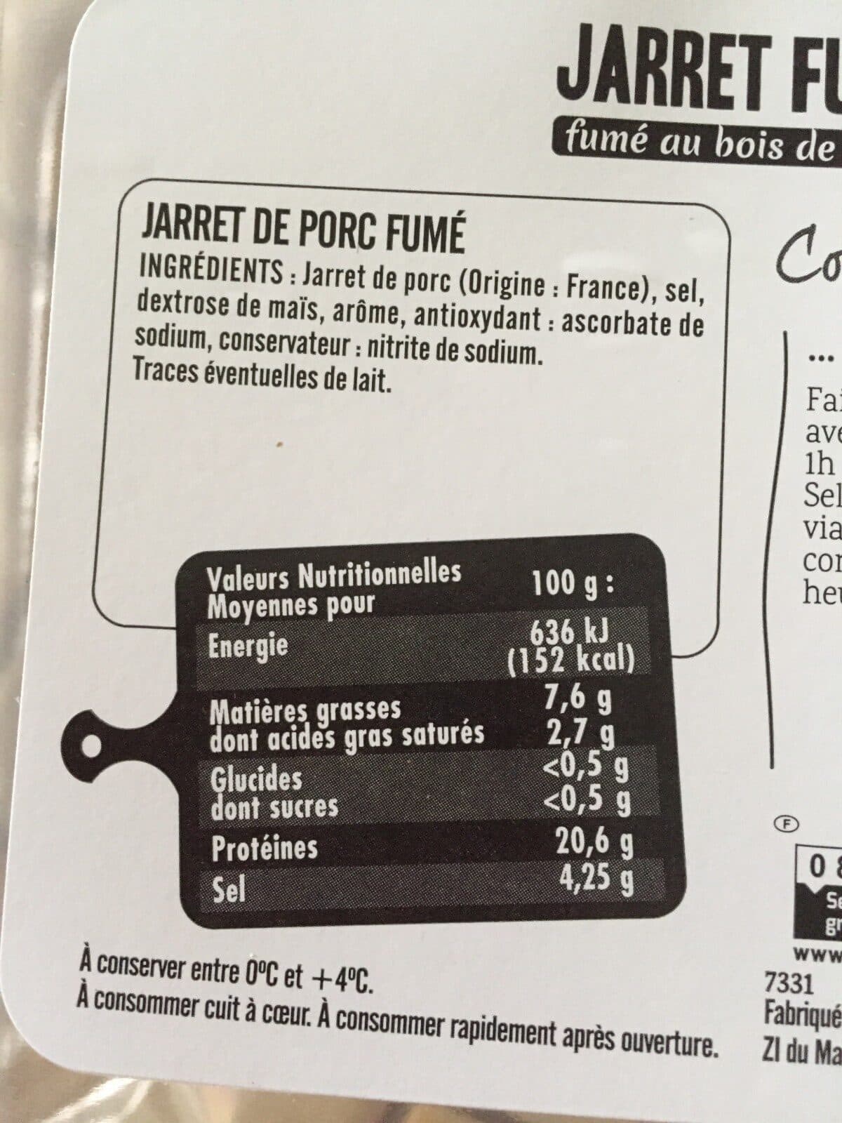 Jean Rozé Jarret fumé packshot