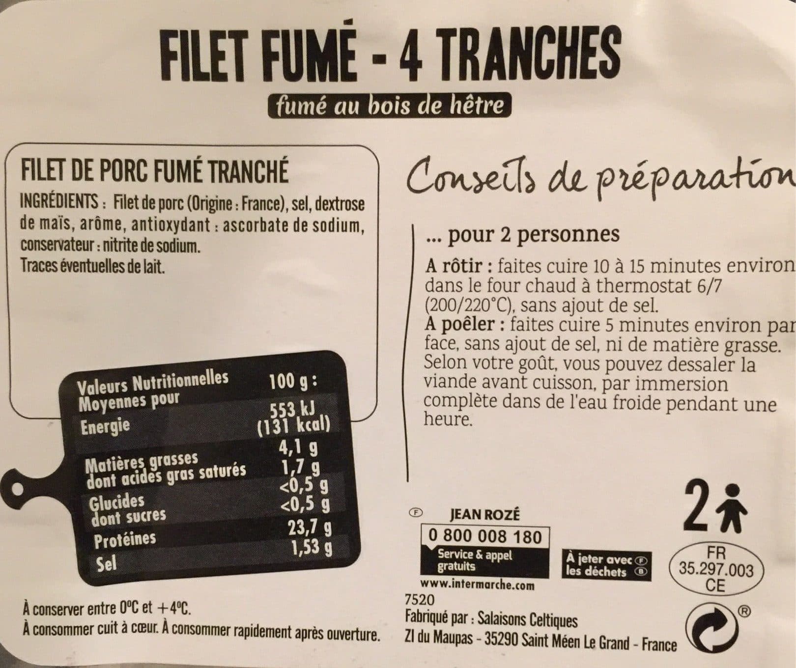 Jean Rozé Filet fumé packshot