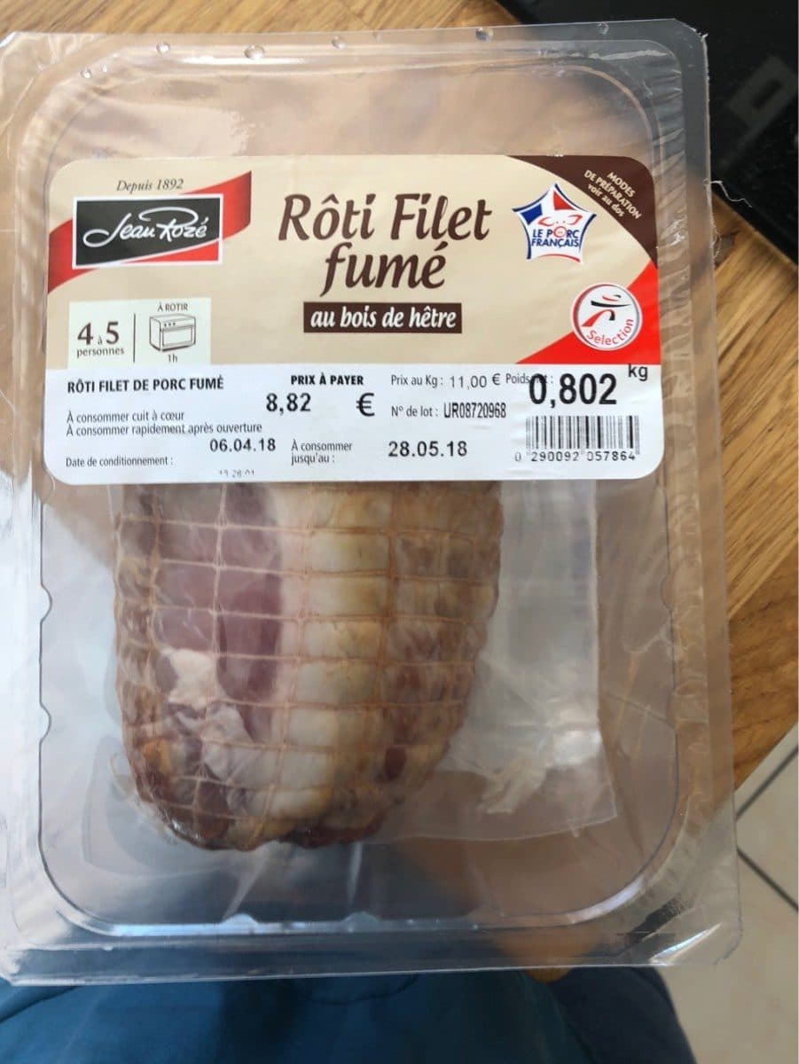 Jean Rozé Roti filet fumé packshot