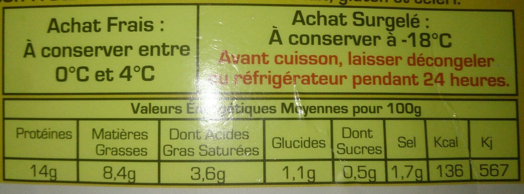Open Food Facts Palette à la diable packshot