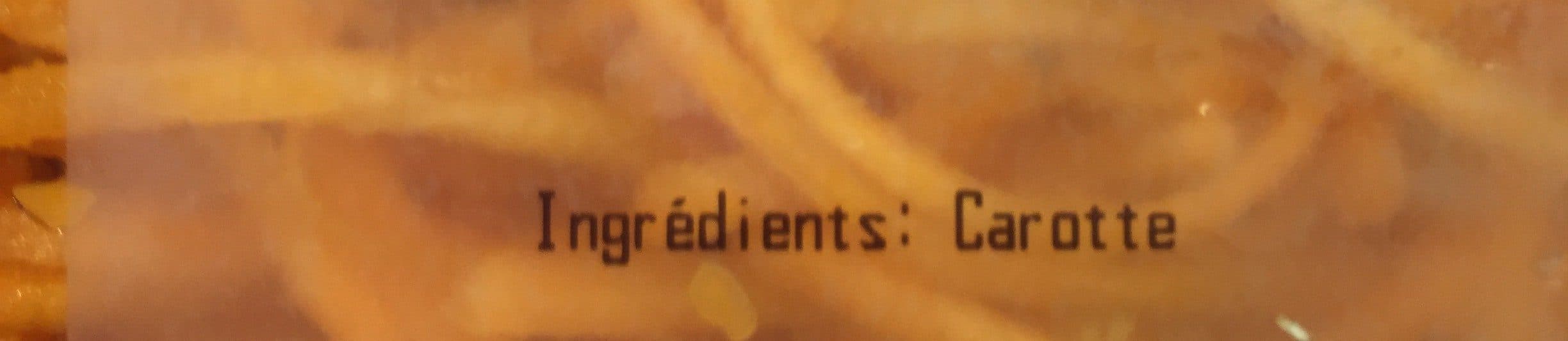 Open Food Facts Carotte râpée packshot