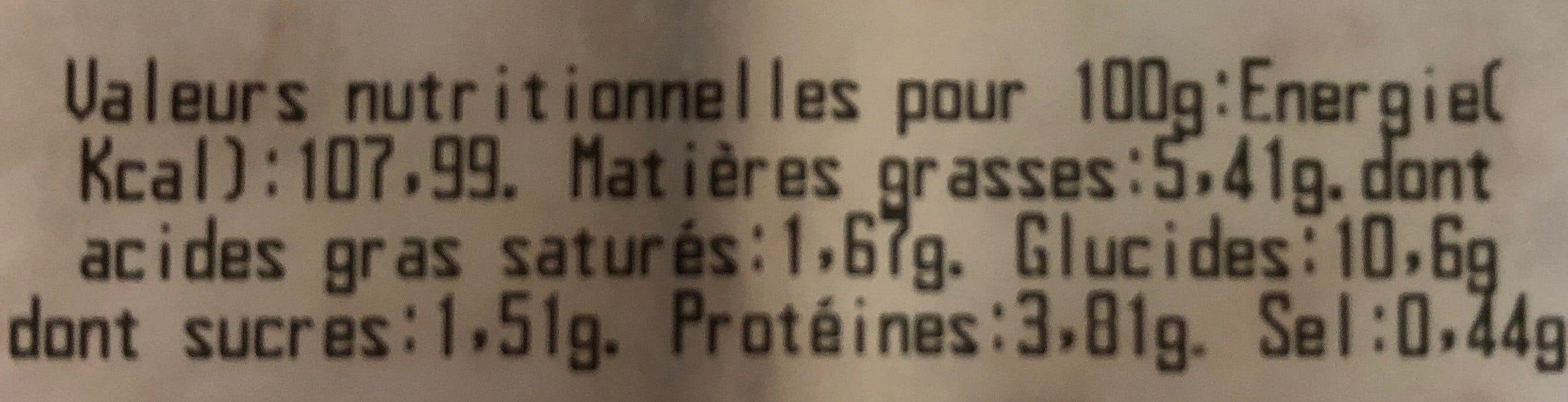 Open Food Facts Wrap italien grana padano packshot