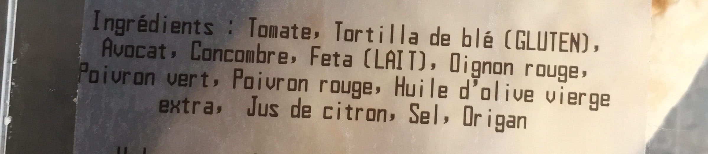 Open Food Facts Wrap gusto packshot