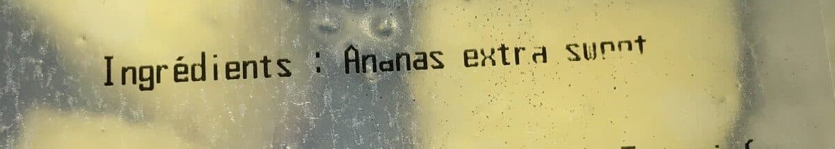 Open Food Facts Ananas en morceaux packshot