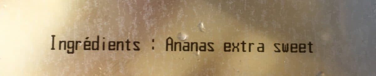 Open Food Facts Ananas en morceaux packshot