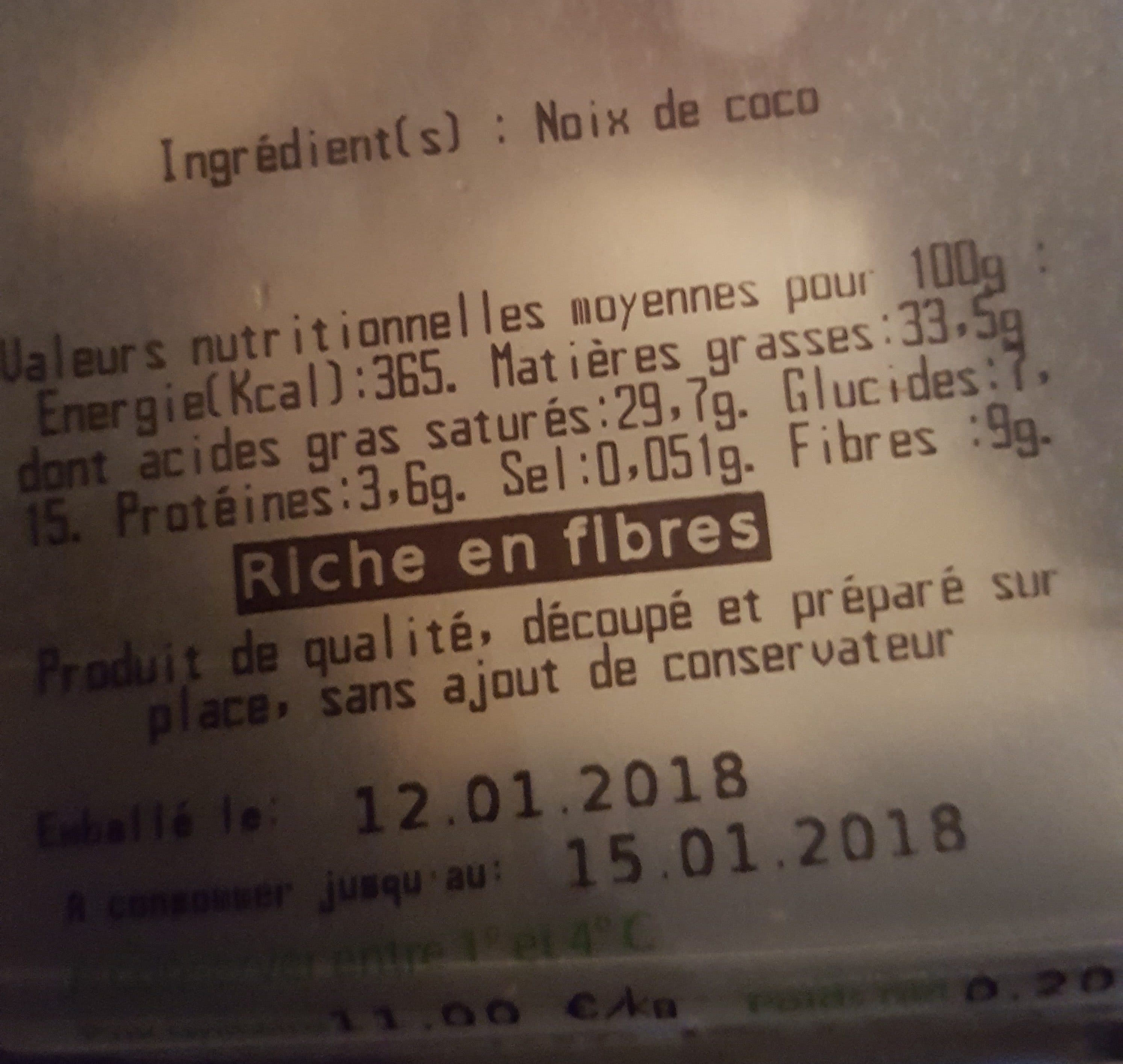 La Fraicherie Noix de coco packshot