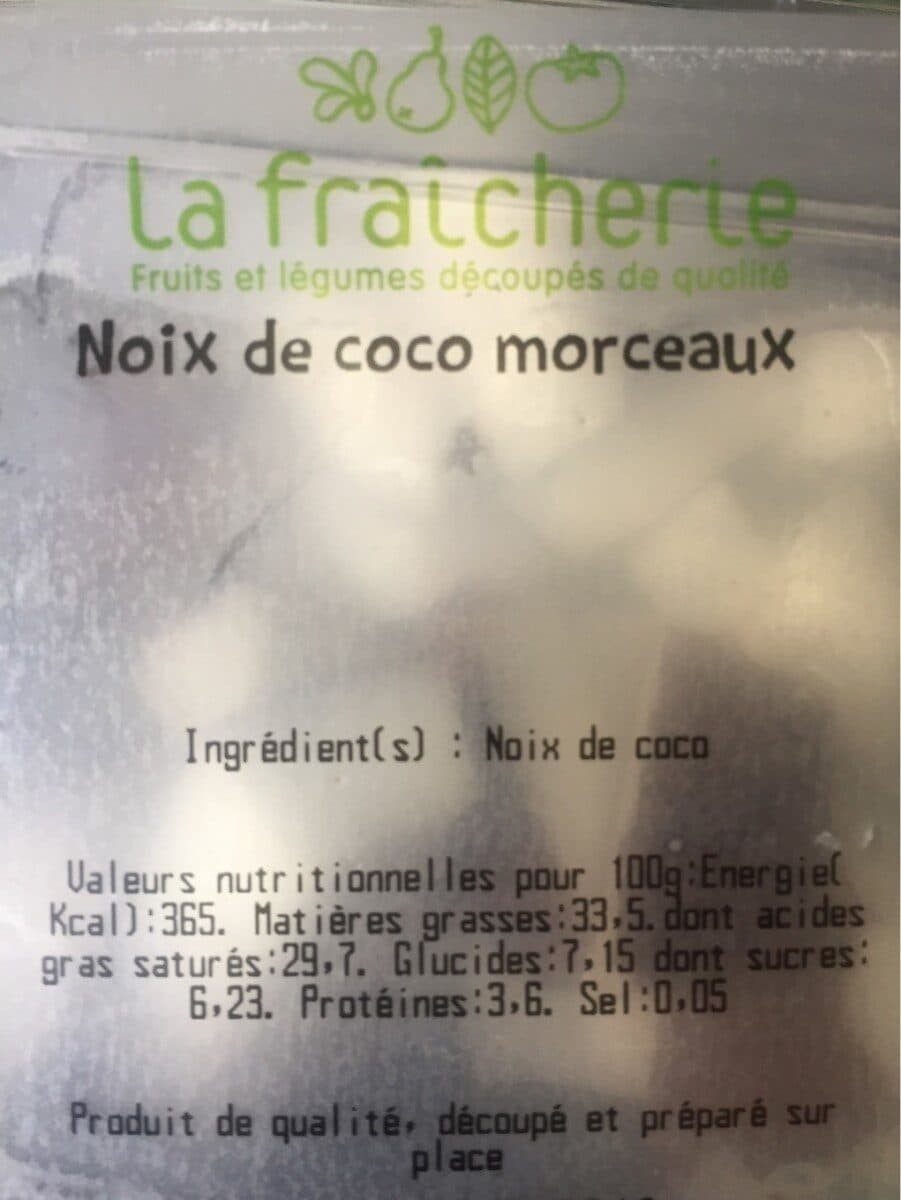 Open Food Facts Noix de coco morceaux packshot