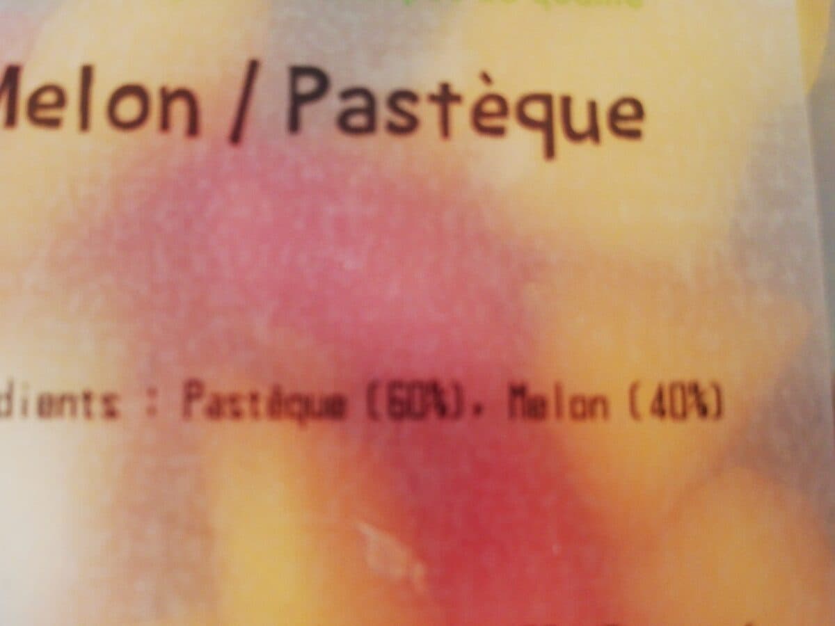 Open Food Facts Melon pastèque packshot