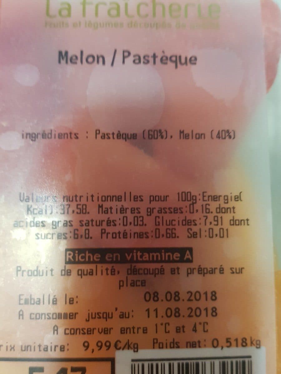 Open Food Facts Melon / pastèque packshot
