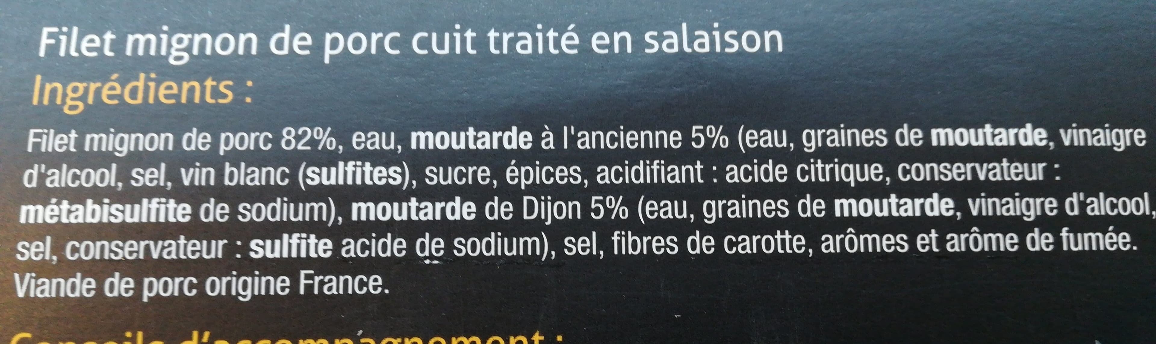 Cooperl Filet mignon de porc cuit moutarde packshot