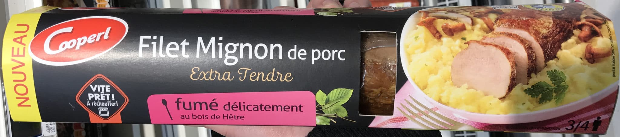 Cooperl Filet mignon de porc extra tendre fumé délicatement packshot