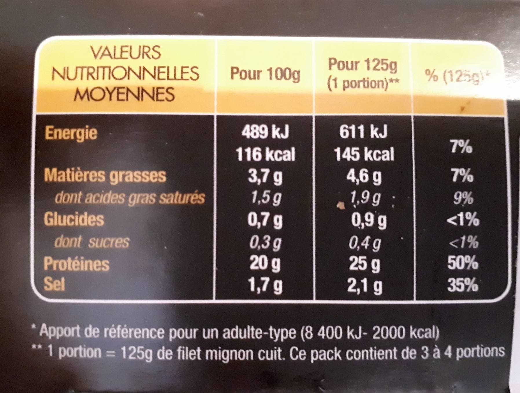Le Porc Francais Filet mignon de porc packshot