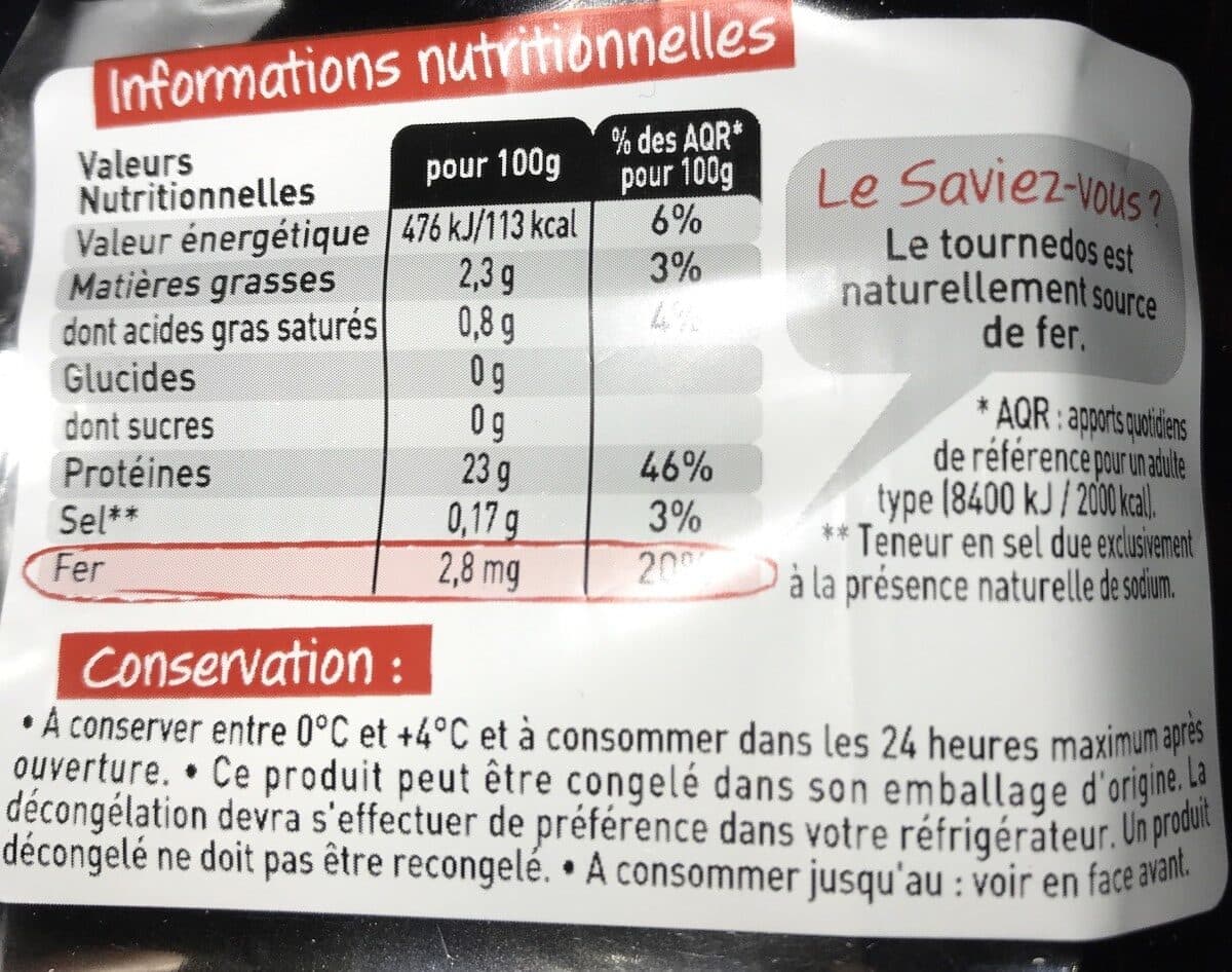 Charal tournedos packshot