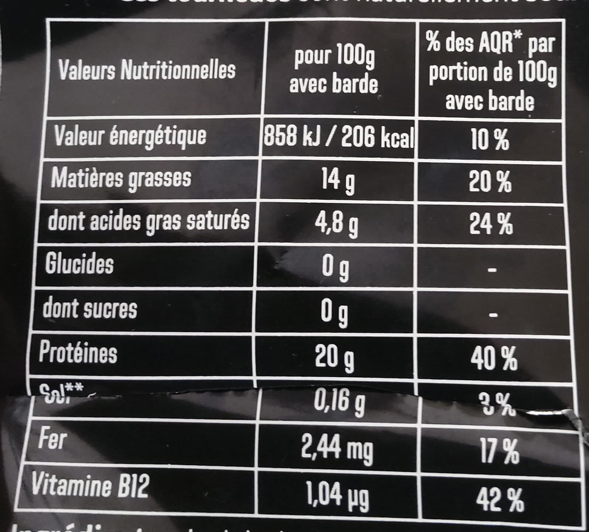 Charal Tournedos packshot