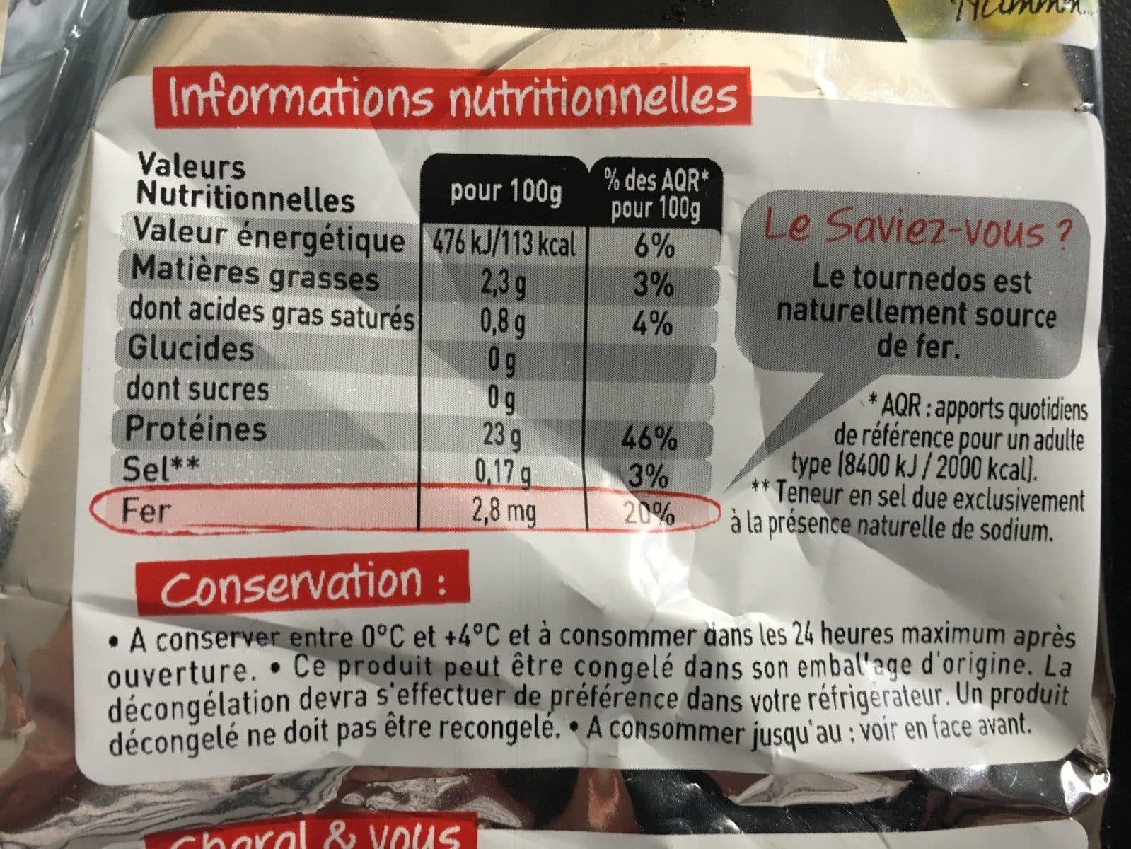 Charal Tournedos packshot