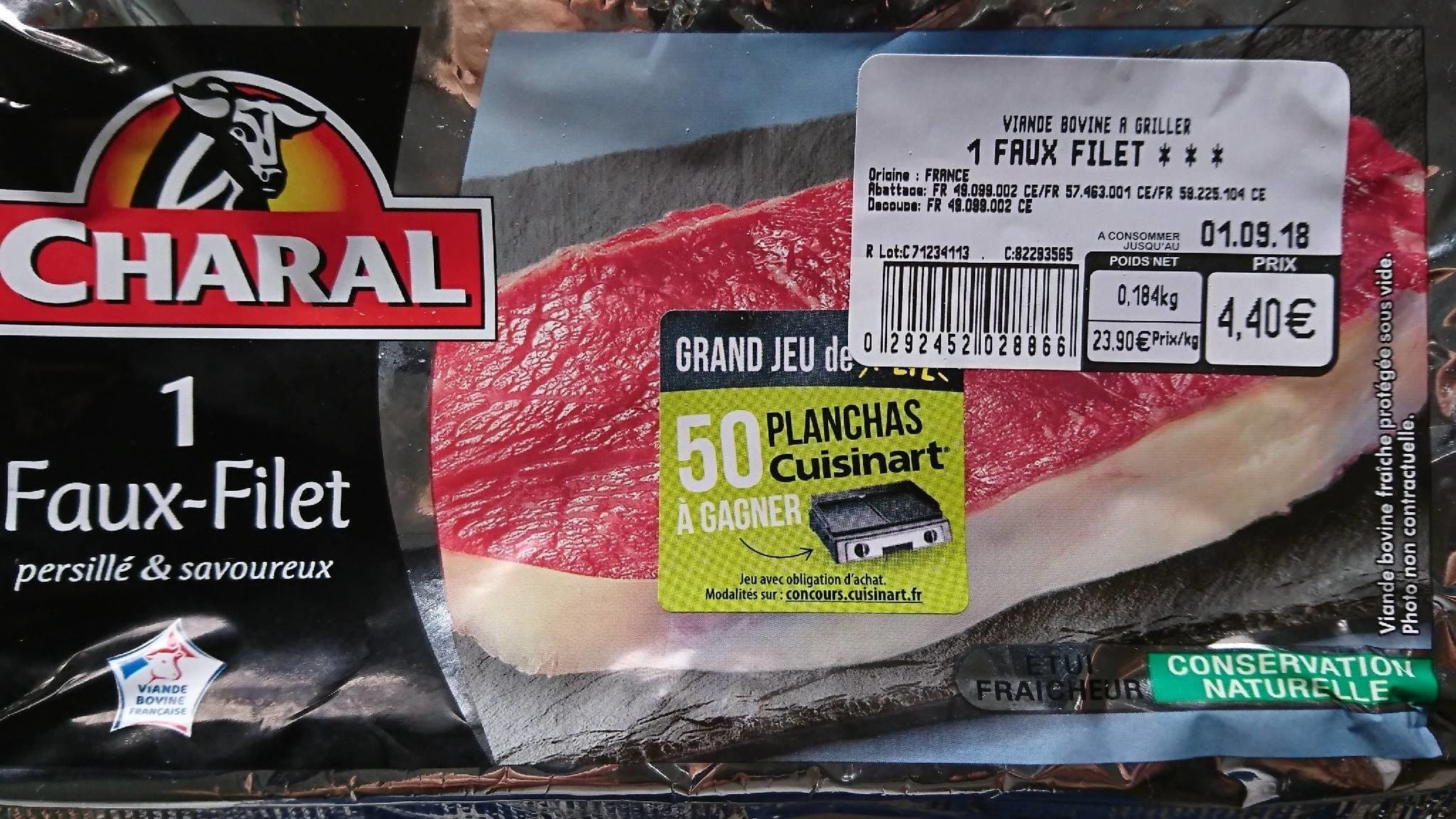 Charal Faux-filet packshot
