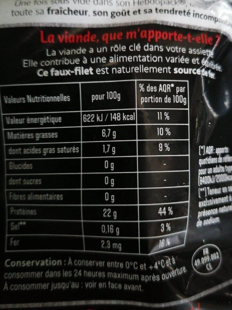 Charal Faux filet packshot