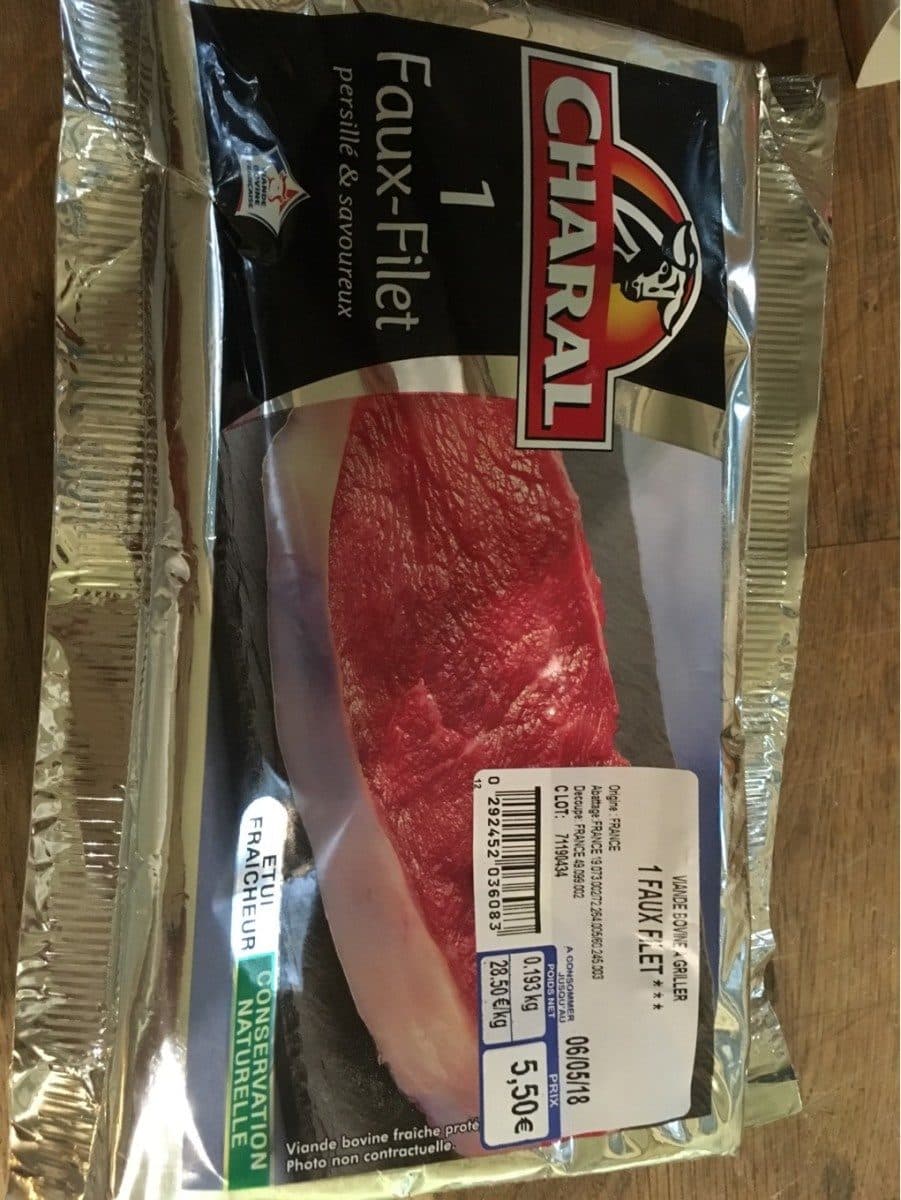 Charal Faux filet packshot