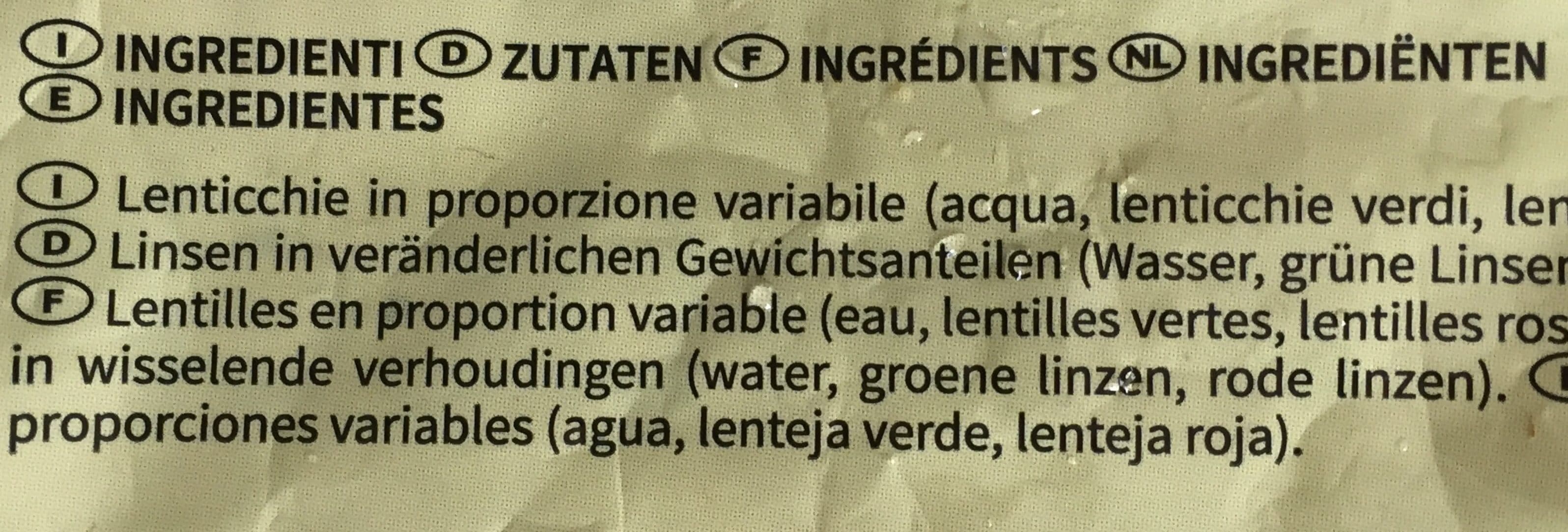 Bofrost Lentilles packshot