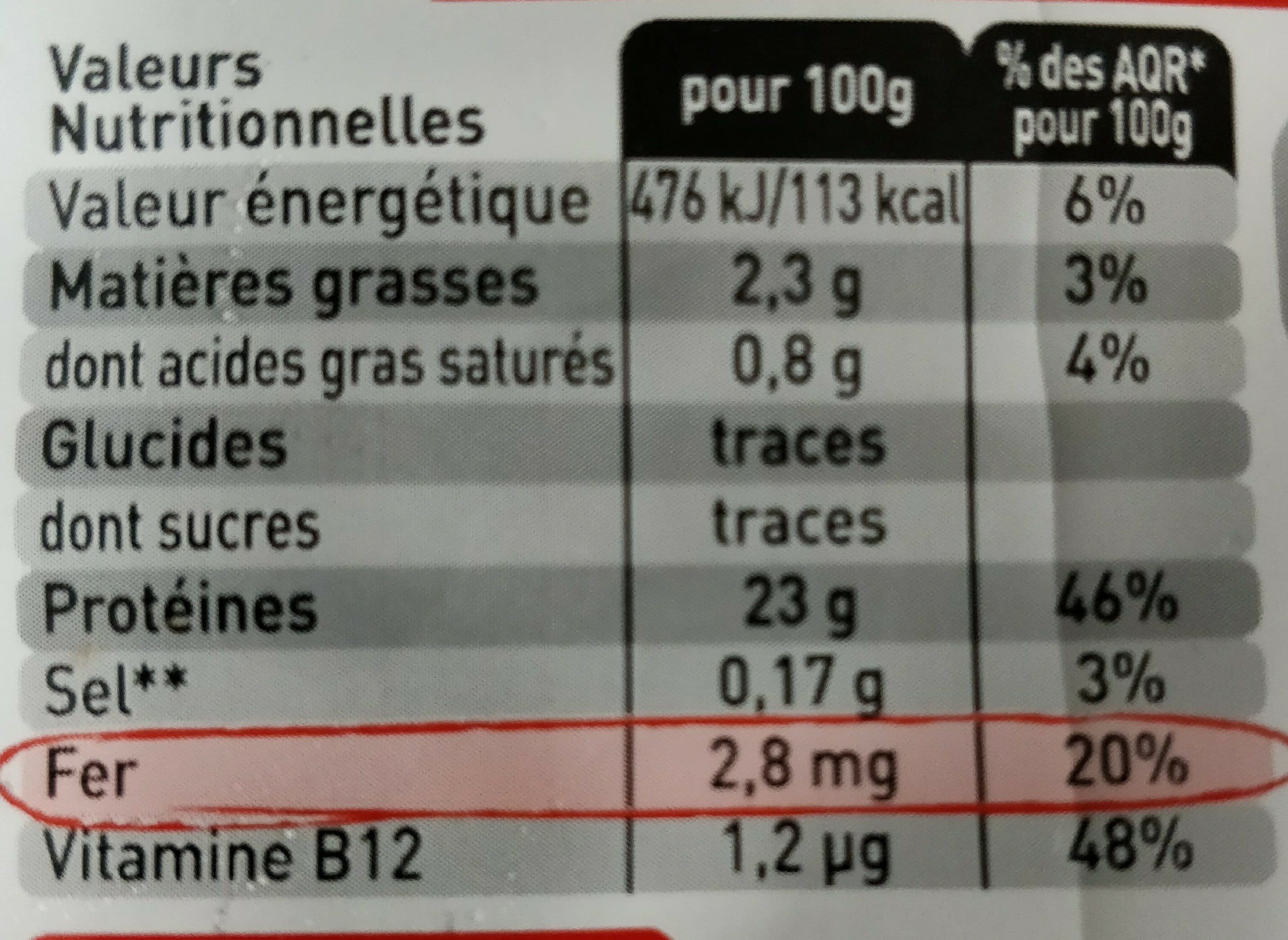 Charal Bifteck packshot