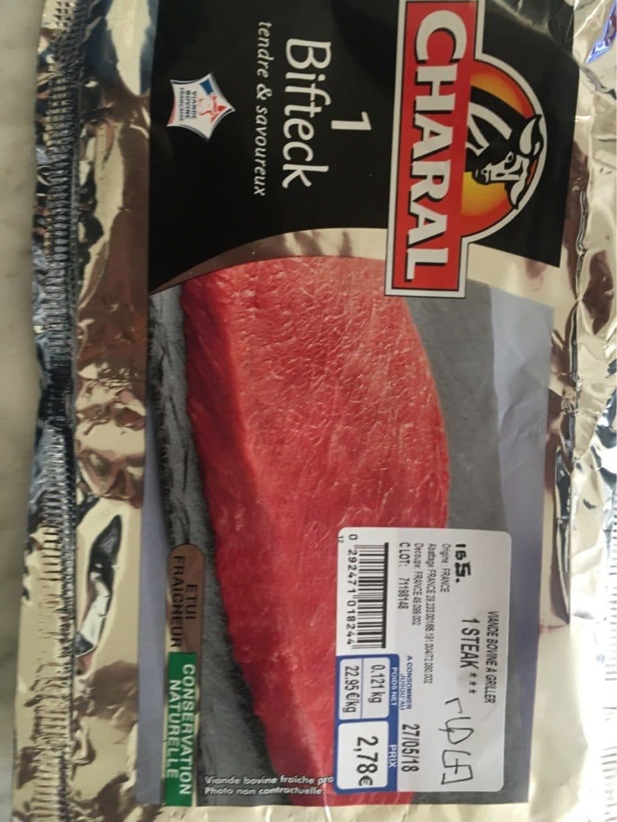 Charal Bifteck packshot