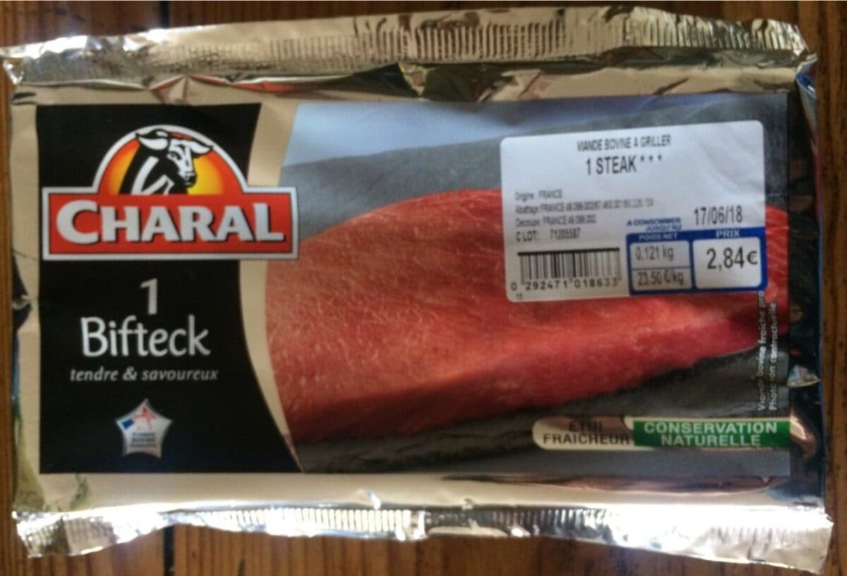 Charal 1 Biftek packshot