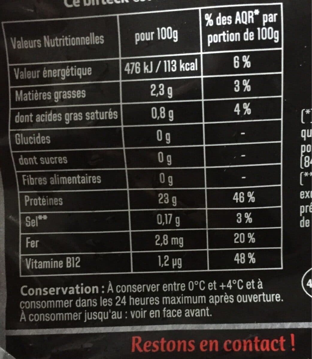 Charal 1 Biftek packshot