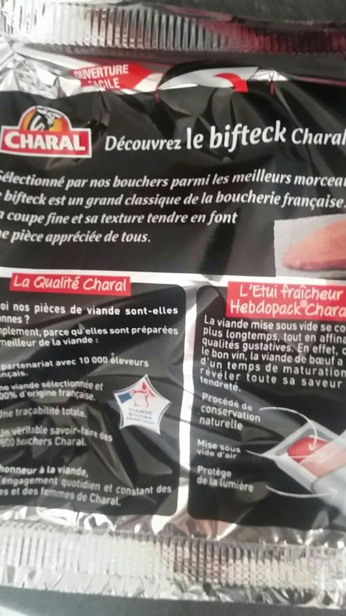 Charal Bifteck Charal packshot