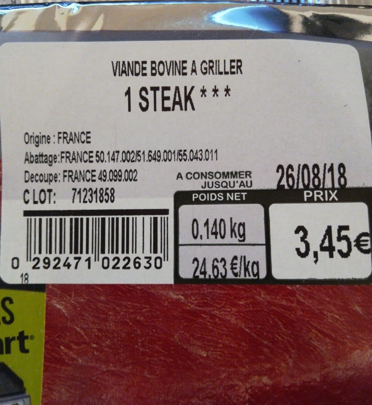 Charal Bœuf Charal packshot