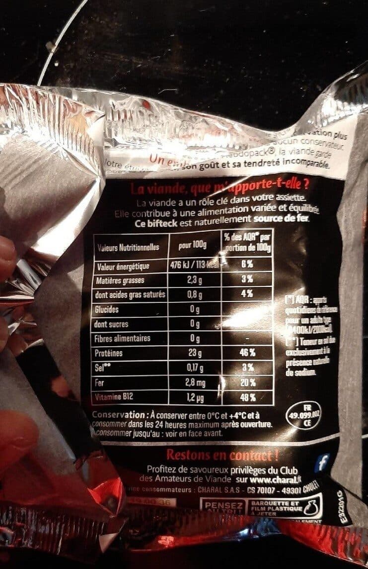 Charal Bifteck packshot