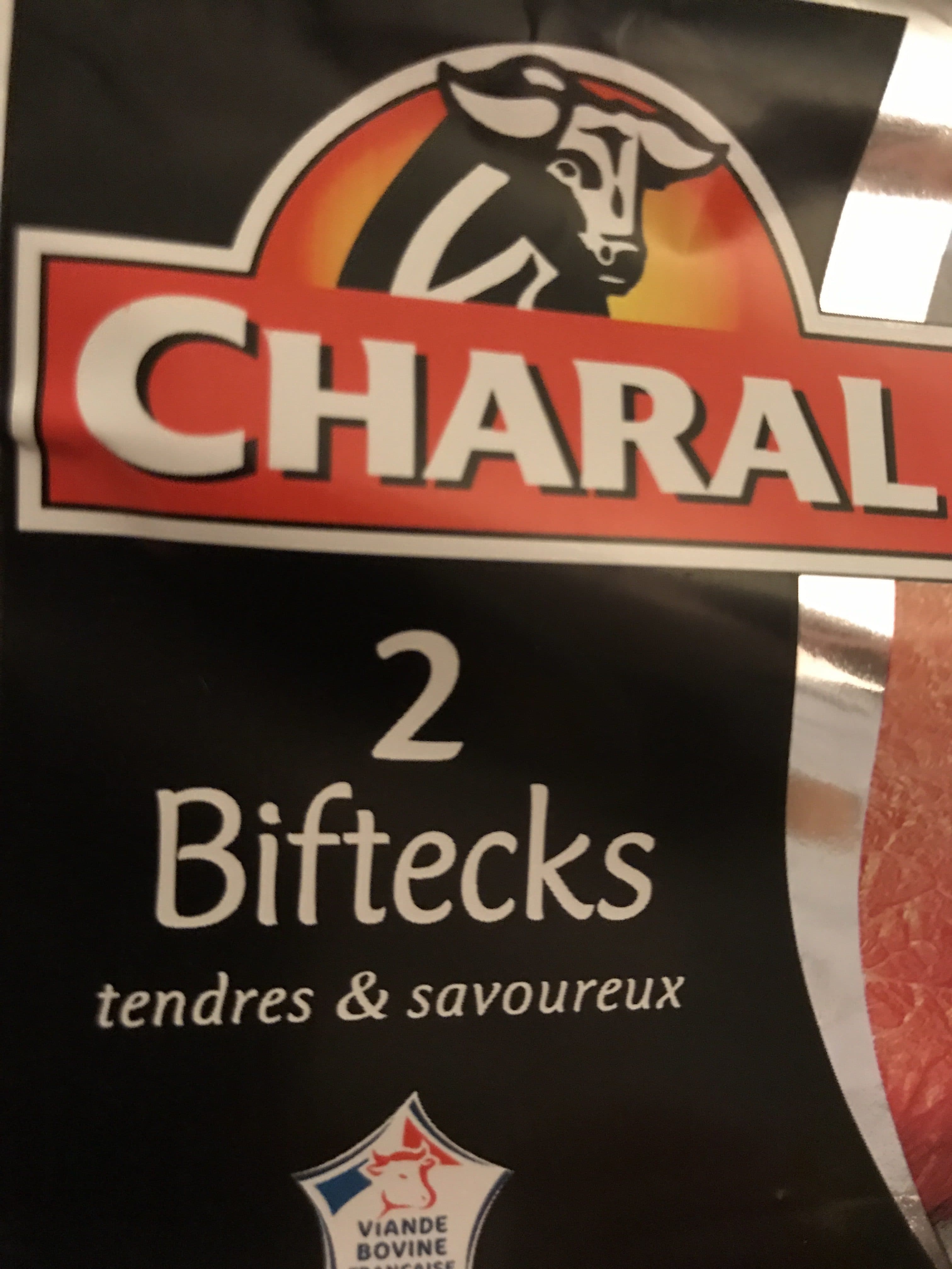 Charal 2 BIFTECKS packshot