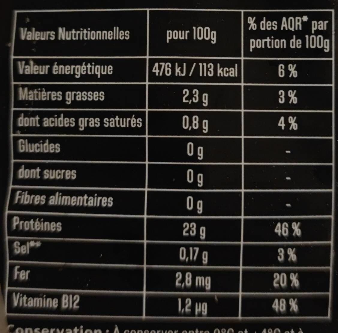 Charal Bifteck packshot