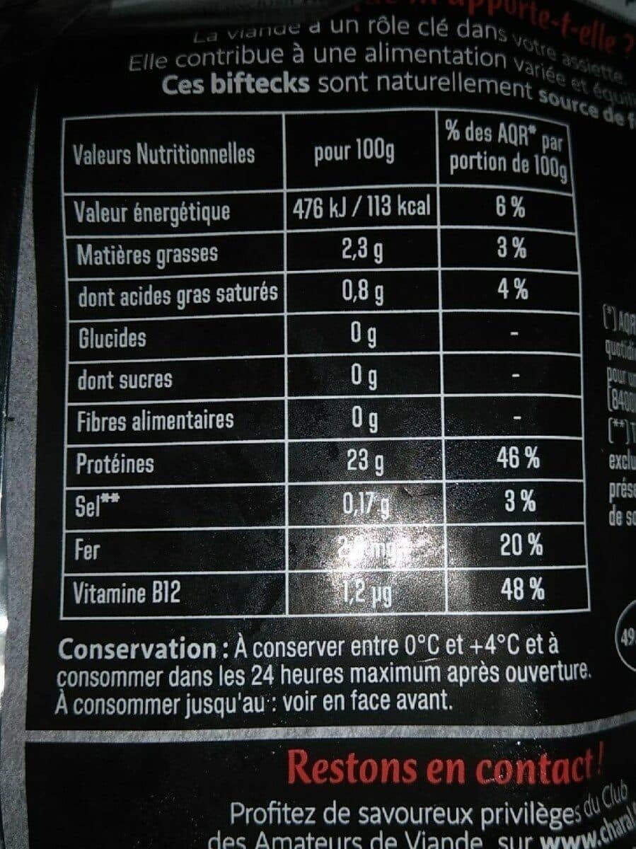 Charal Biftecks packshot