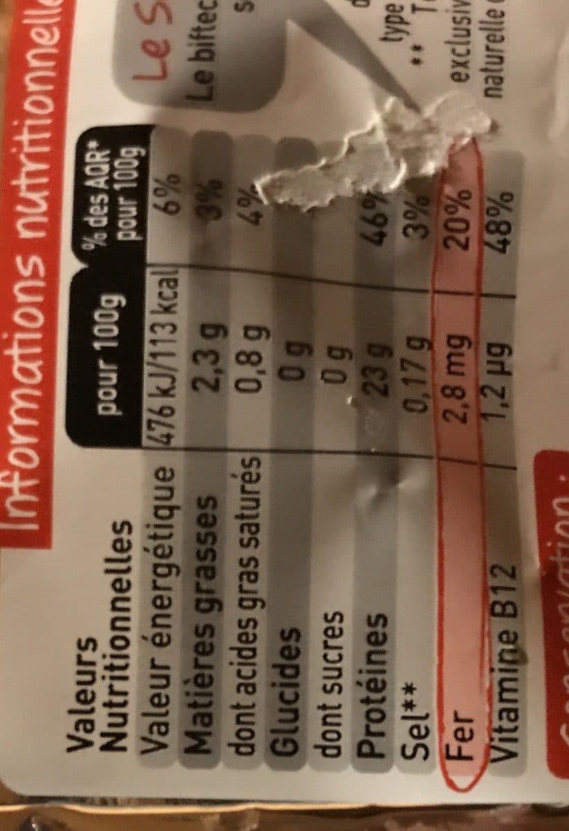 Charal 2 biftecks packshot