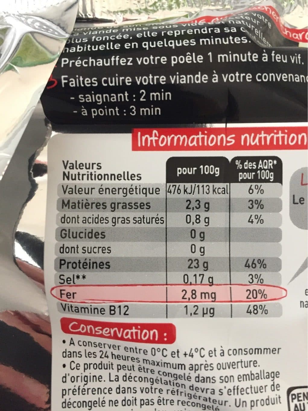 Charal 2 biftecks packshot