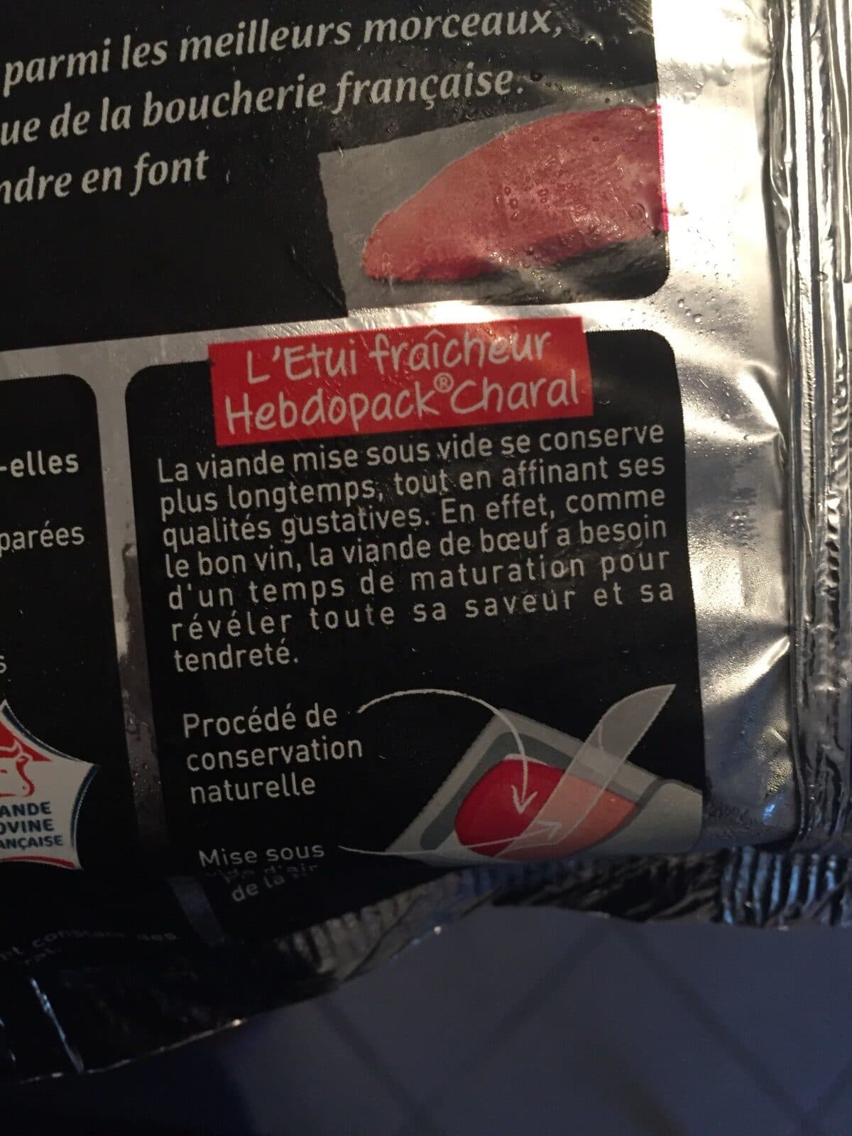 Charal 2 steaks packshot