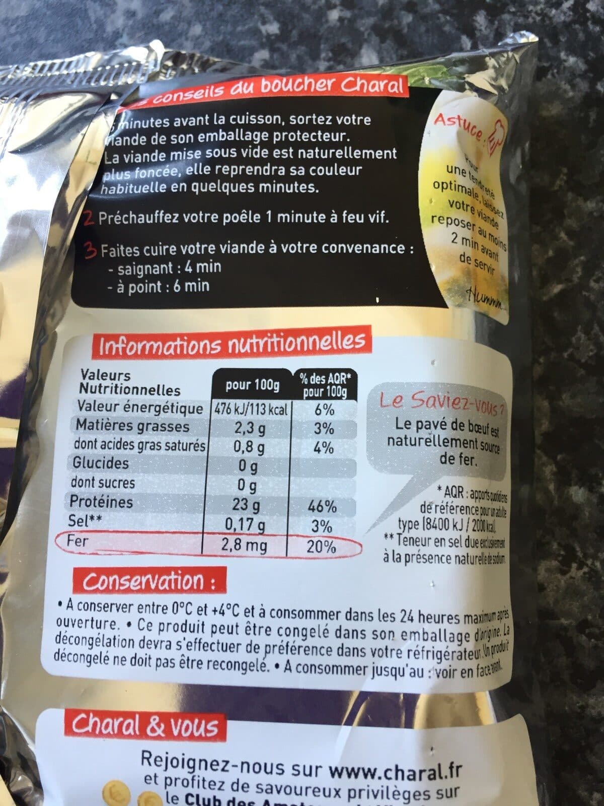 Charal PAVES packshot
