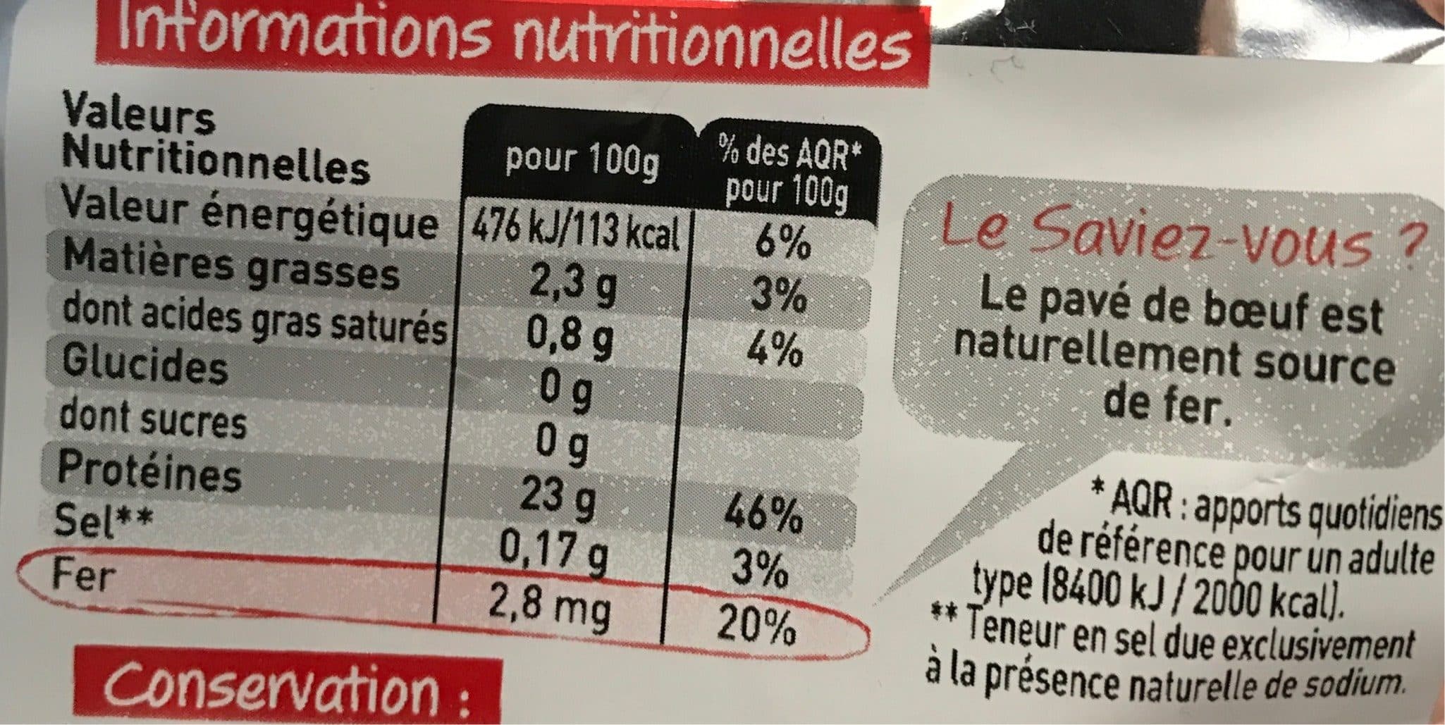 Charal 2 pavés tendres & savoureux packshot