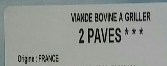 Charal 2 pavés packshot