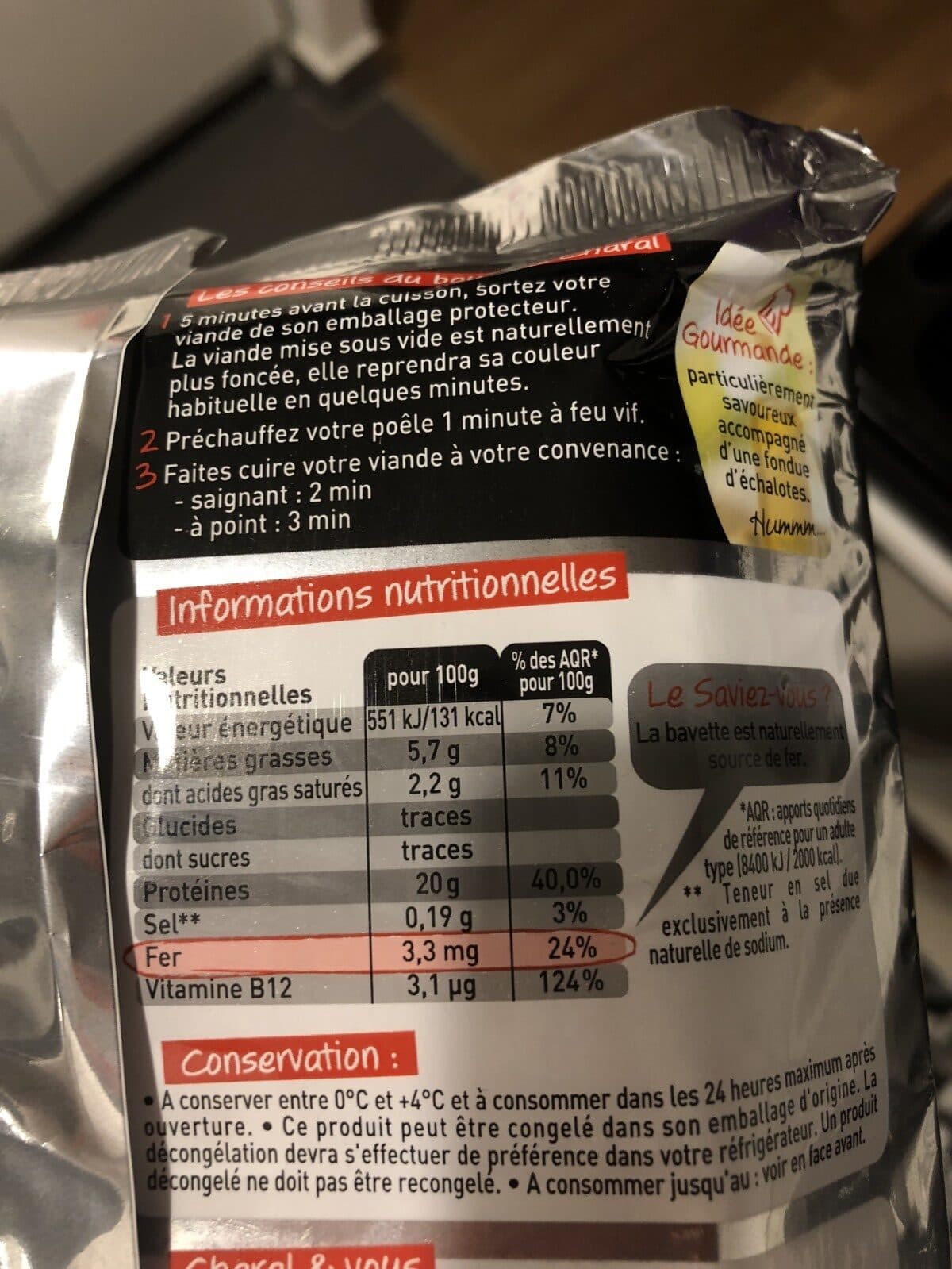 Charal Bavettes D'Aloyau packshot