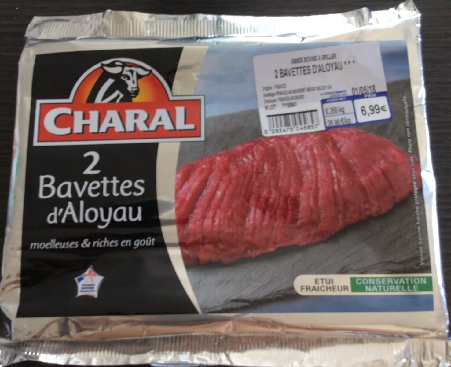 Charal Bavettes d'aloyau packshot