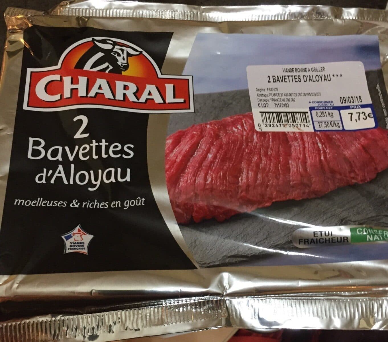 Charal 2 Bavettes d’Aloyau packshot