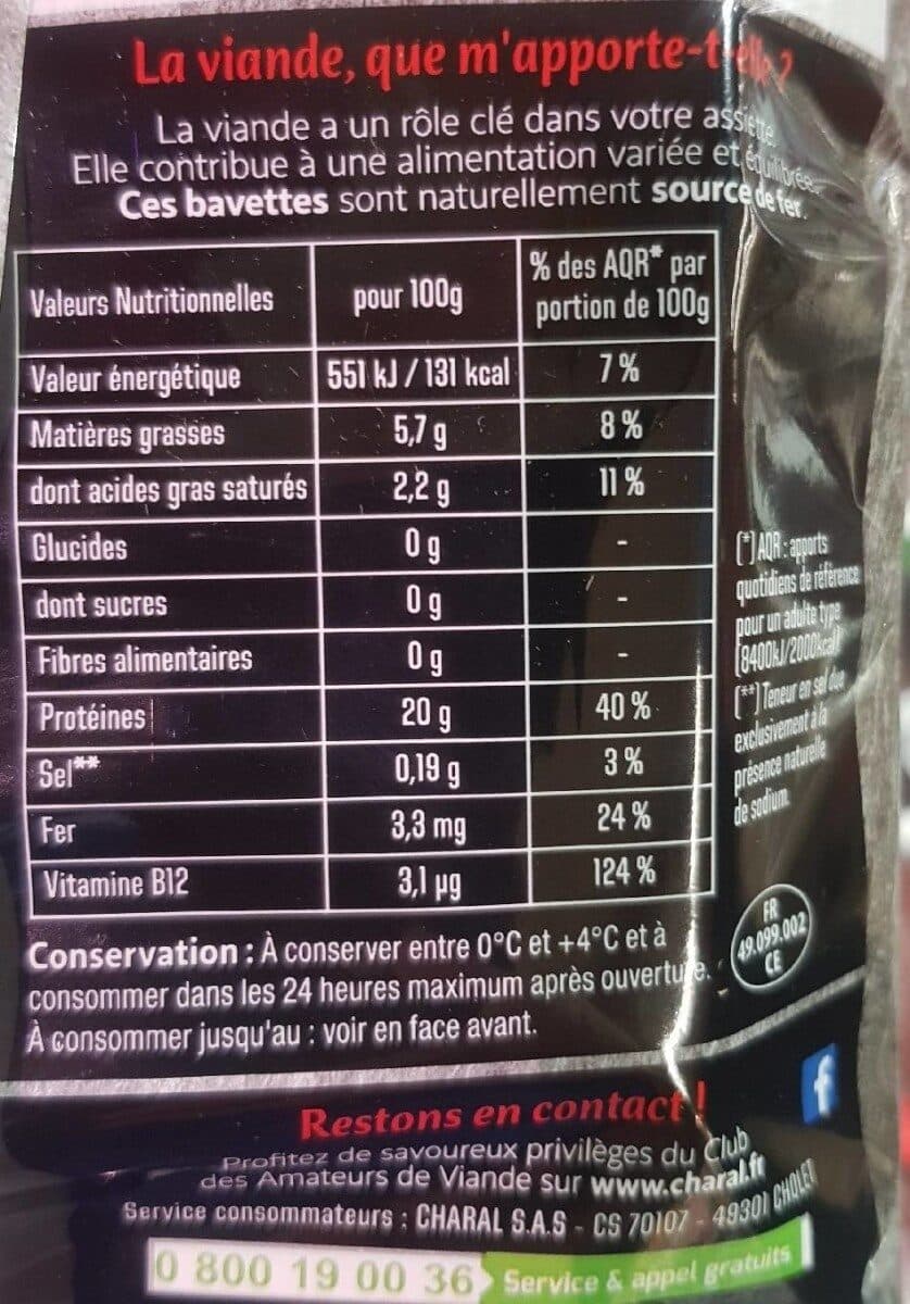 Charal Bavettes d'Aloyau packshot