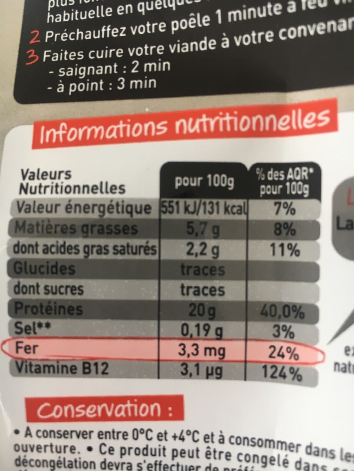 Charal Bavette aloyau packshot