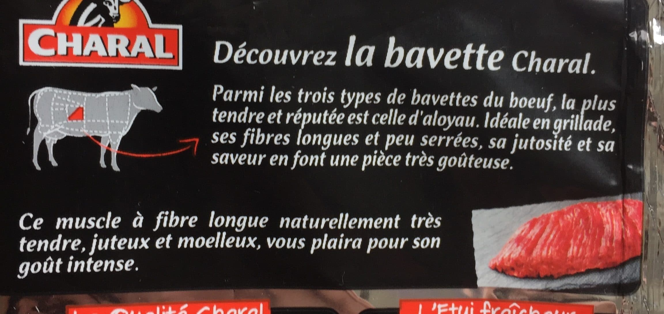 Charal Bavette d'aloyau packshot